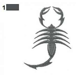Scorpion Tattoo Embroidery Design 30